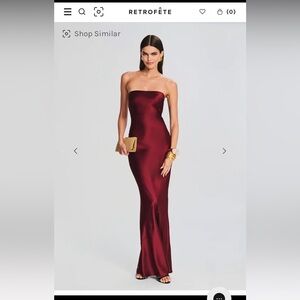Retrofete KEATON SILK DRESS